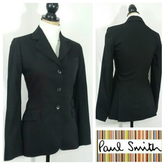 - Paul Smith Italian BLACK Blazer Sportscoat👌 - Picture 3 of 8
